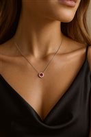 Collar Idee Preziose dal 1987 Mujer in Oro blanco Rubino 0.38 Ct IP.CK18B/3R - IP.CK18B/3R